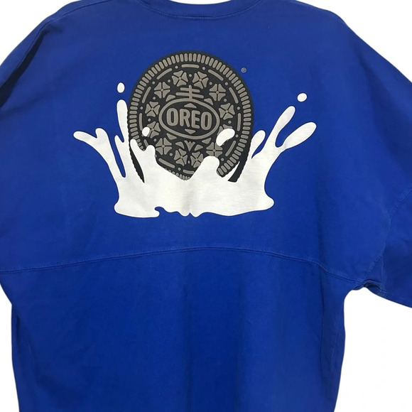 Oreo Cookie Splash Unisex Spirit Jersey Royal Blue Size Large - Picture 4 of 7